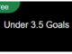 under 3.5 goals predictions