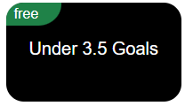 under 3.5 goals predictions